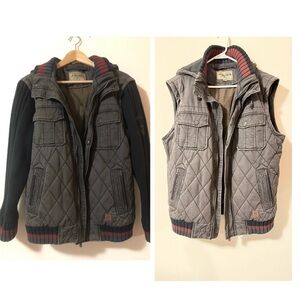 WARM UP NWOT Convertible Coat - pic 2 is the real color